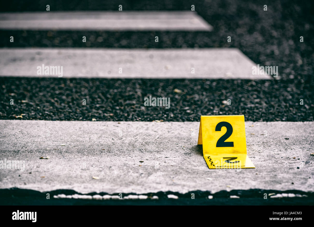 Crime Scene Investigation Foto Stock
