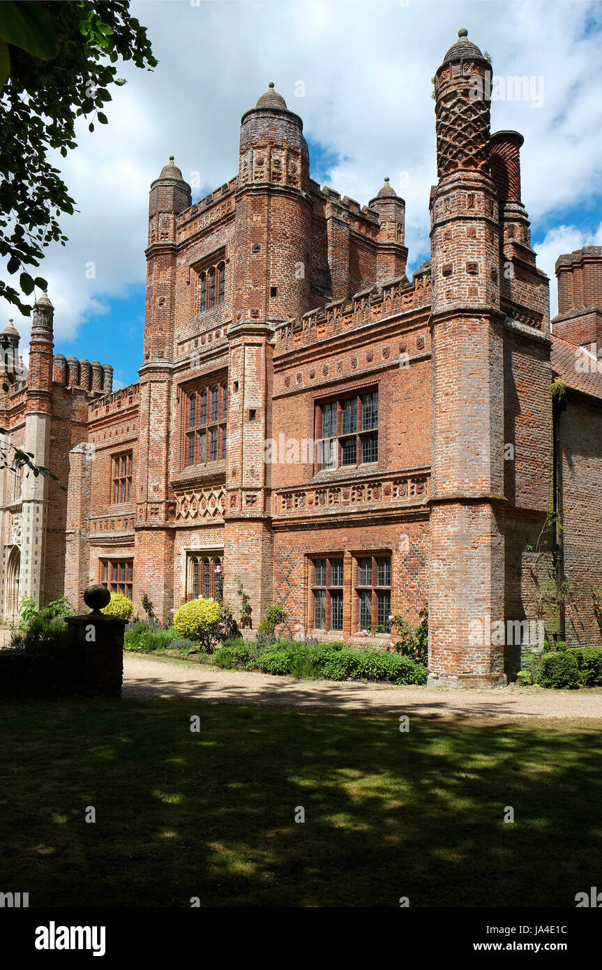 Oriente barsham manor, North Norfolk, Inghilterra Foto Stock