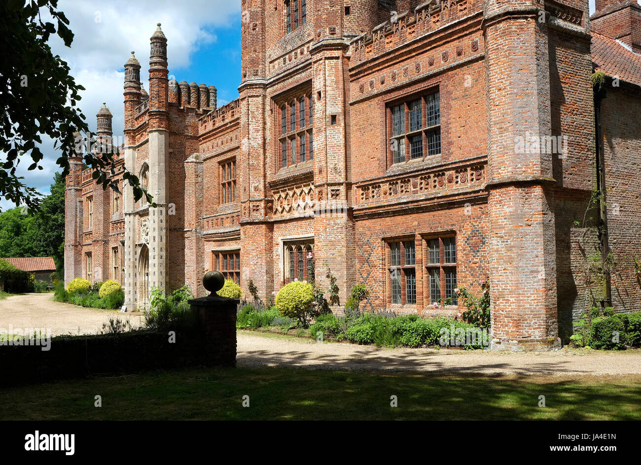 Oriente barsham manor, North Norfolk, Inghilterra Foto Stock