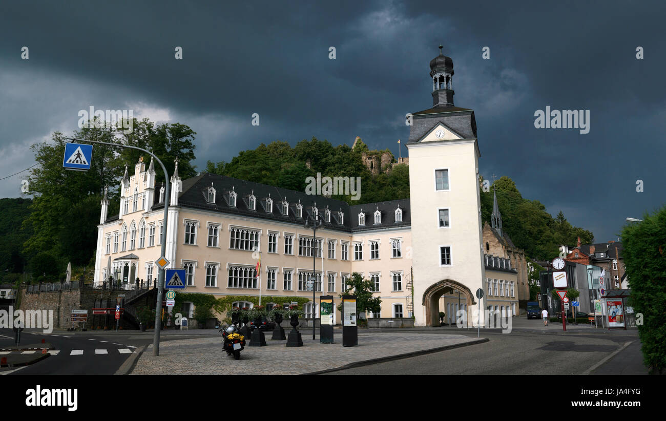 Torre, storico, germania, Repubblica federale di Germania, la rovina, facciata, Foto Stock