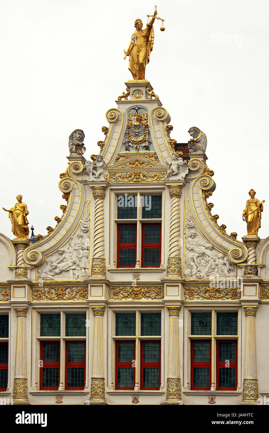 vecchia ditta bruges Foto Stock