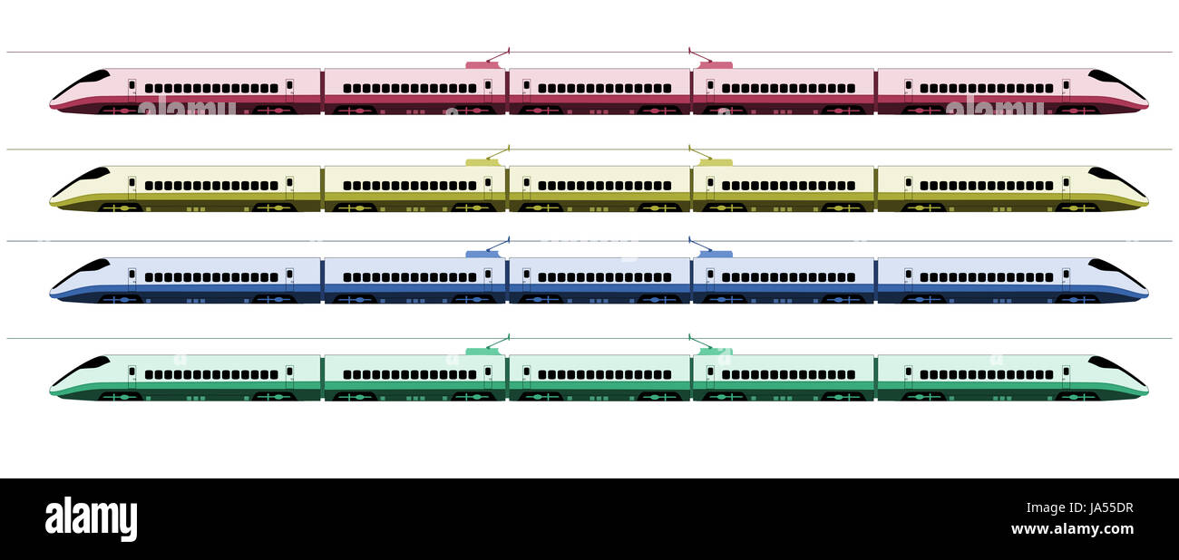 Stazione ferroviaria, locomotiva, treno, motore, materiale rotabile, veicolo, mezzi di Foto Stock