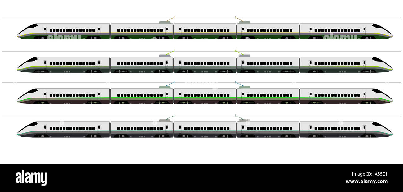 Stazione ferroviaria, locomotiva, treno, motore, materiale rotabile, veicolo, mezzi di Foto Stock