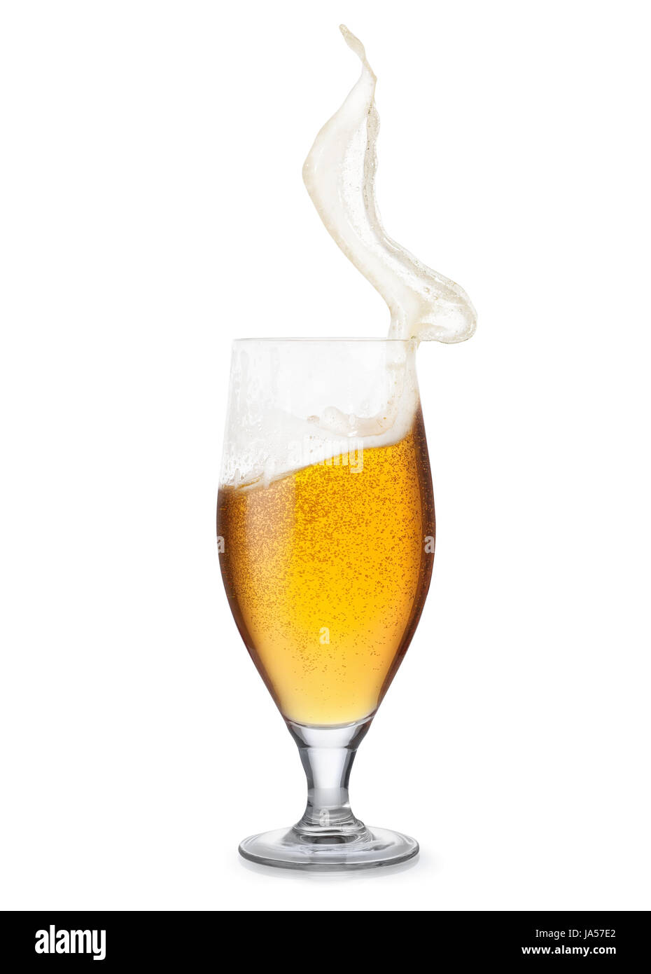 Bicchiere di birra Foto Stock