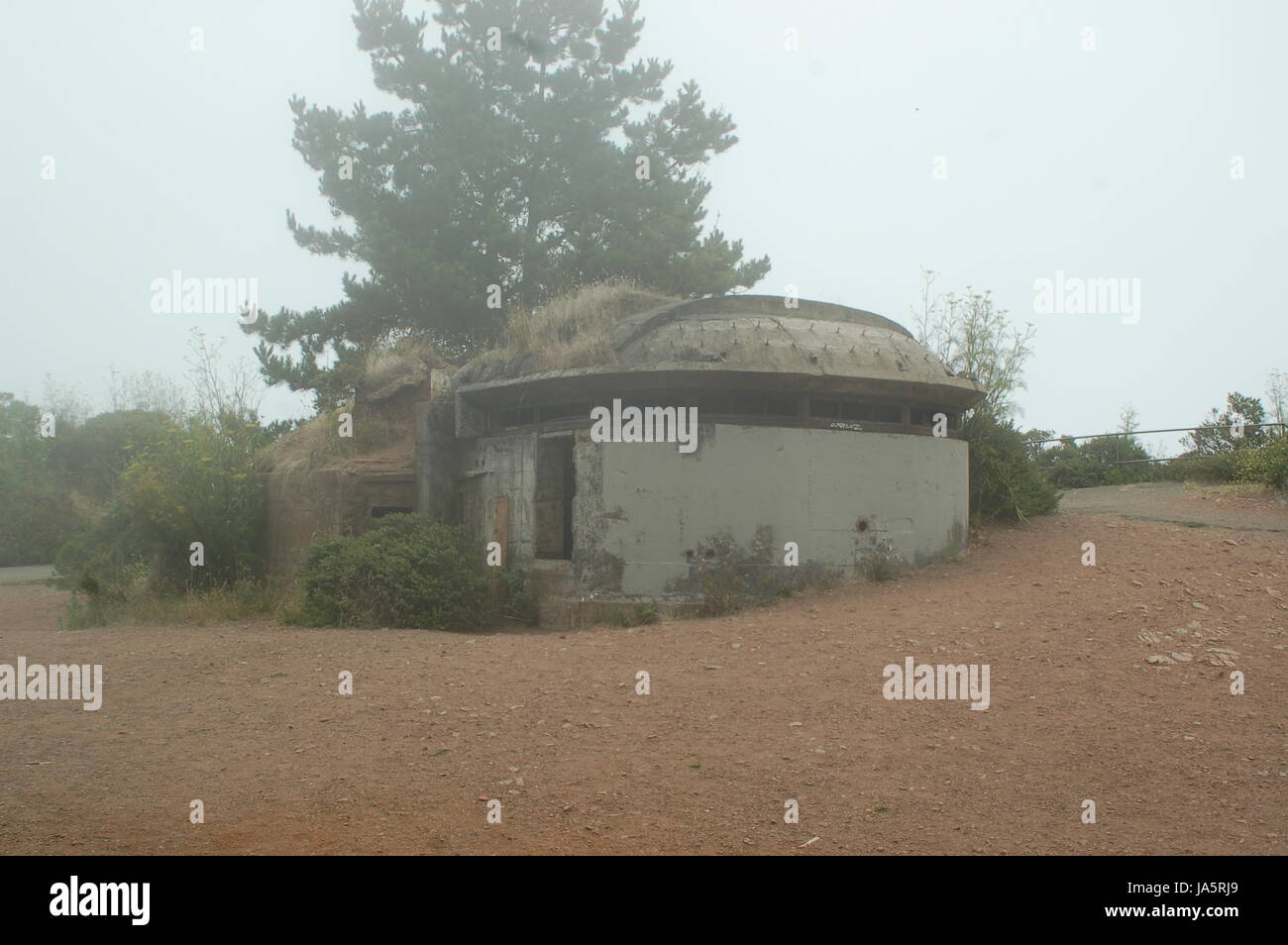 Bunker a halks hill Foto Stock