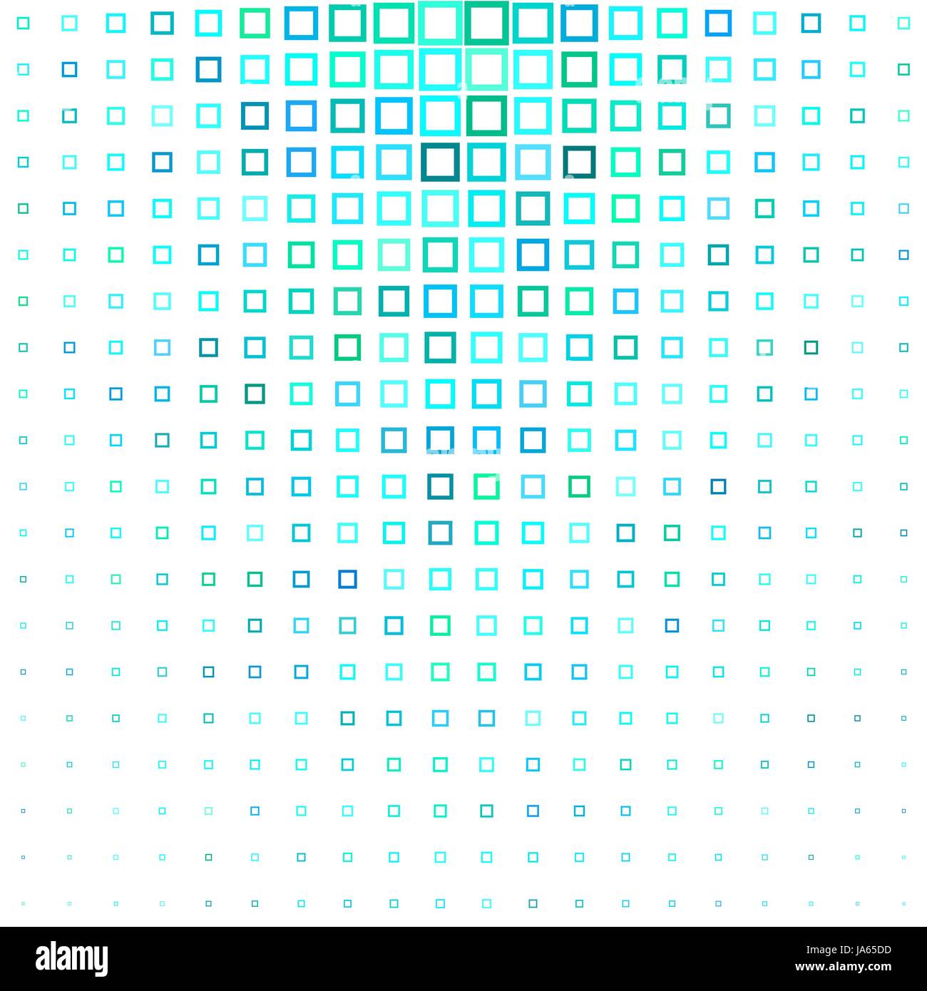 Ciano piazza astratta sfondo pattern Illustrazione Vettoriale