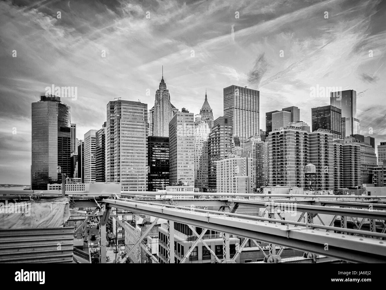 Edifici, Stati Uniti d'America, e dello skyline di Manhattan, new york, metro, ufficio, viaggio, città Foto Stock