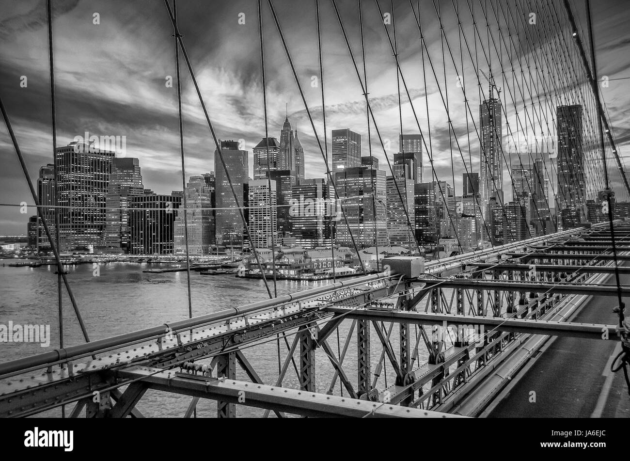 Edifici, Stati Uniti d'America, e dello skyline di Manhattan, new york, metro, ufficio, viaggio, città Foto Stock