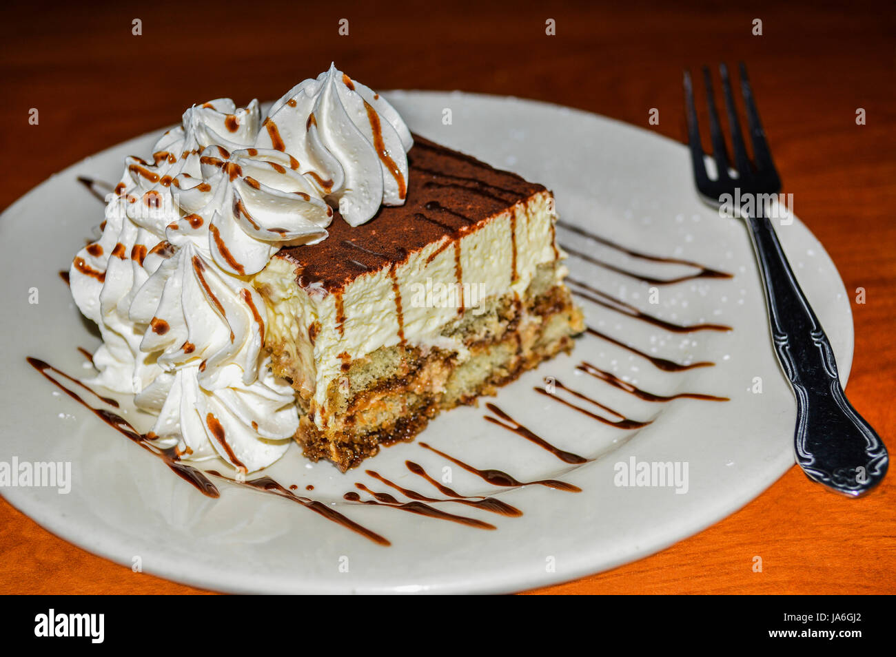 Il tiramisù buono come sembra. Foto Stock