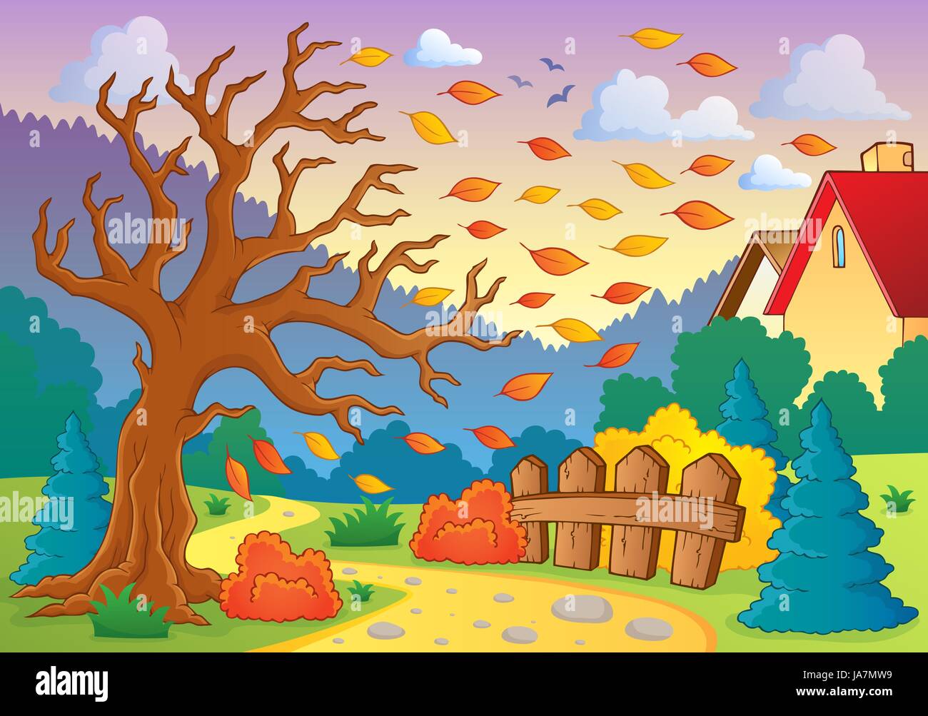 Foglia, arte, modello, design, progetto concetto, pianificazione progetto, albero, grafica, foglie, Foto Stock