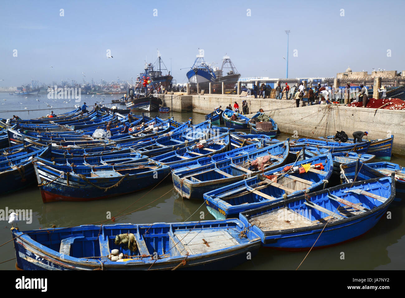 Africa, pesca, pescare, pescatore, nave, barca a vela, barca a vela, barca a remi, Foto Stock