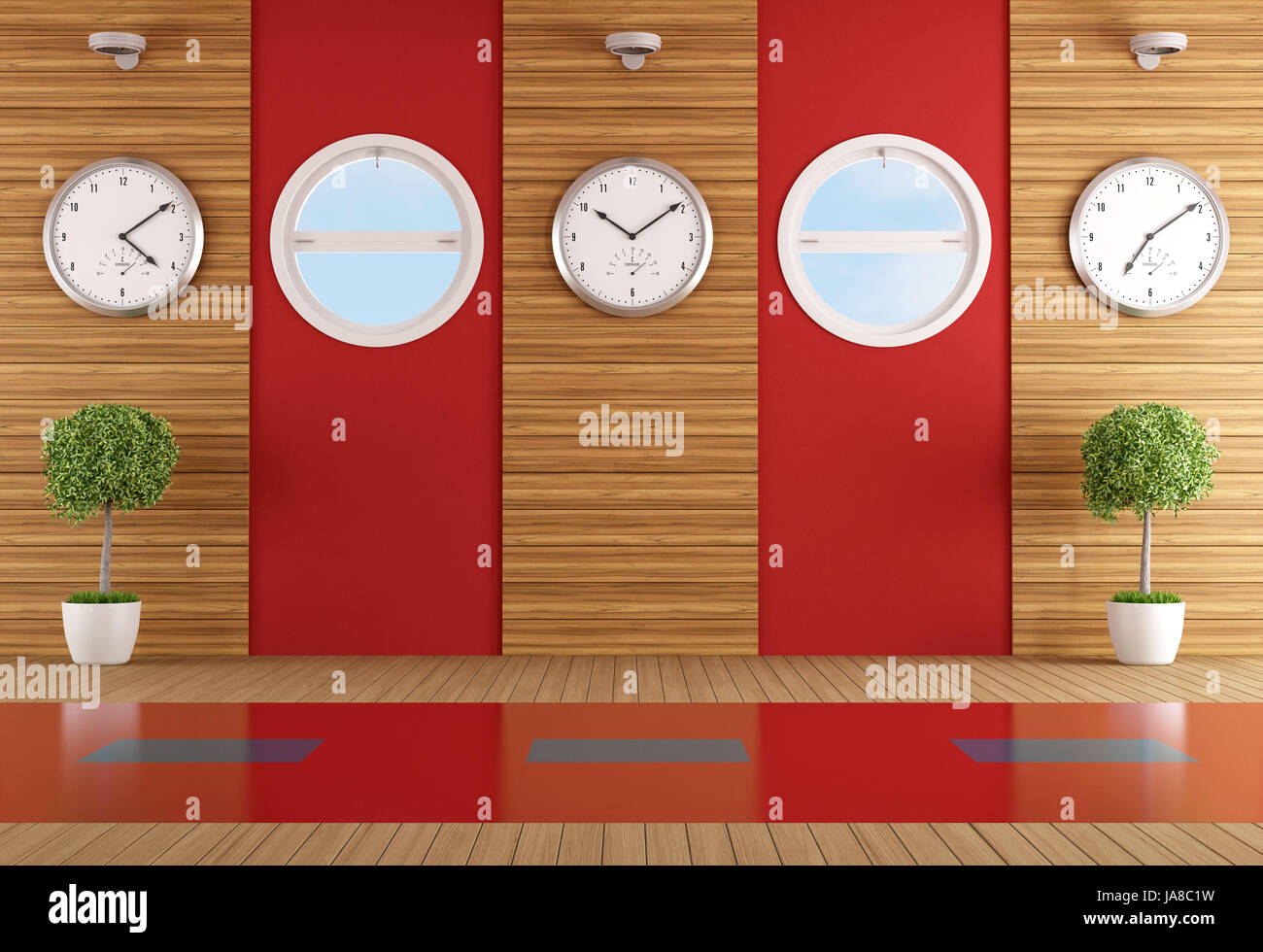 Blu, office, moderno e modernità, finestra, oblò, abbaino, riquadro, Foto Stock