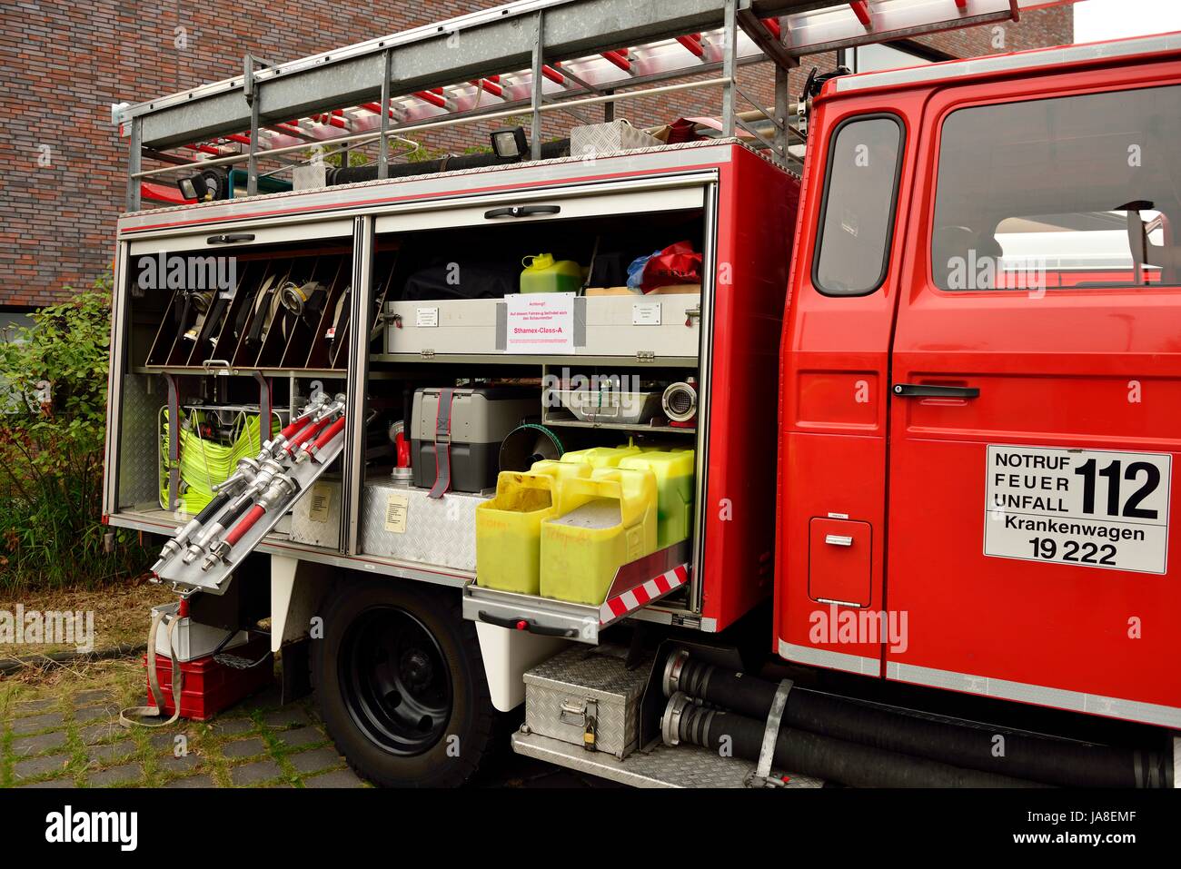 Feuerwehr: Retten di Bergen, Schützen Foto Stock