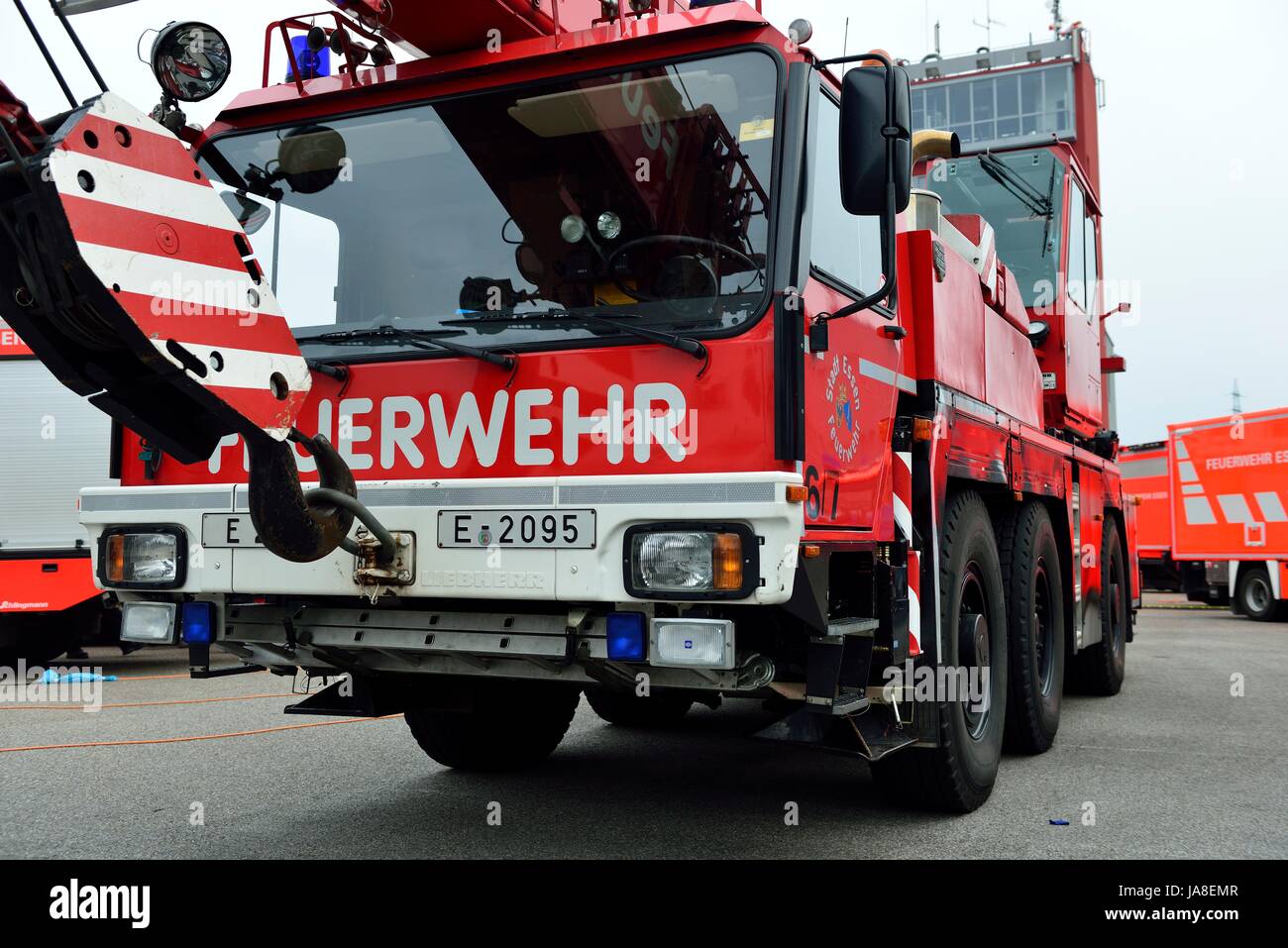Feuerwehr: Retten di Bergen, Schützen Foto Stock