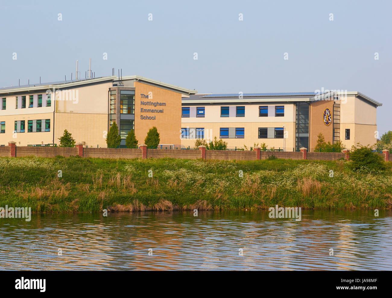 Chiesa di Inghilterra Emmanuel School, West Bridgford, Nottingham, Nottinghamshire, East Midlands, Inghilterra Foto Stock
