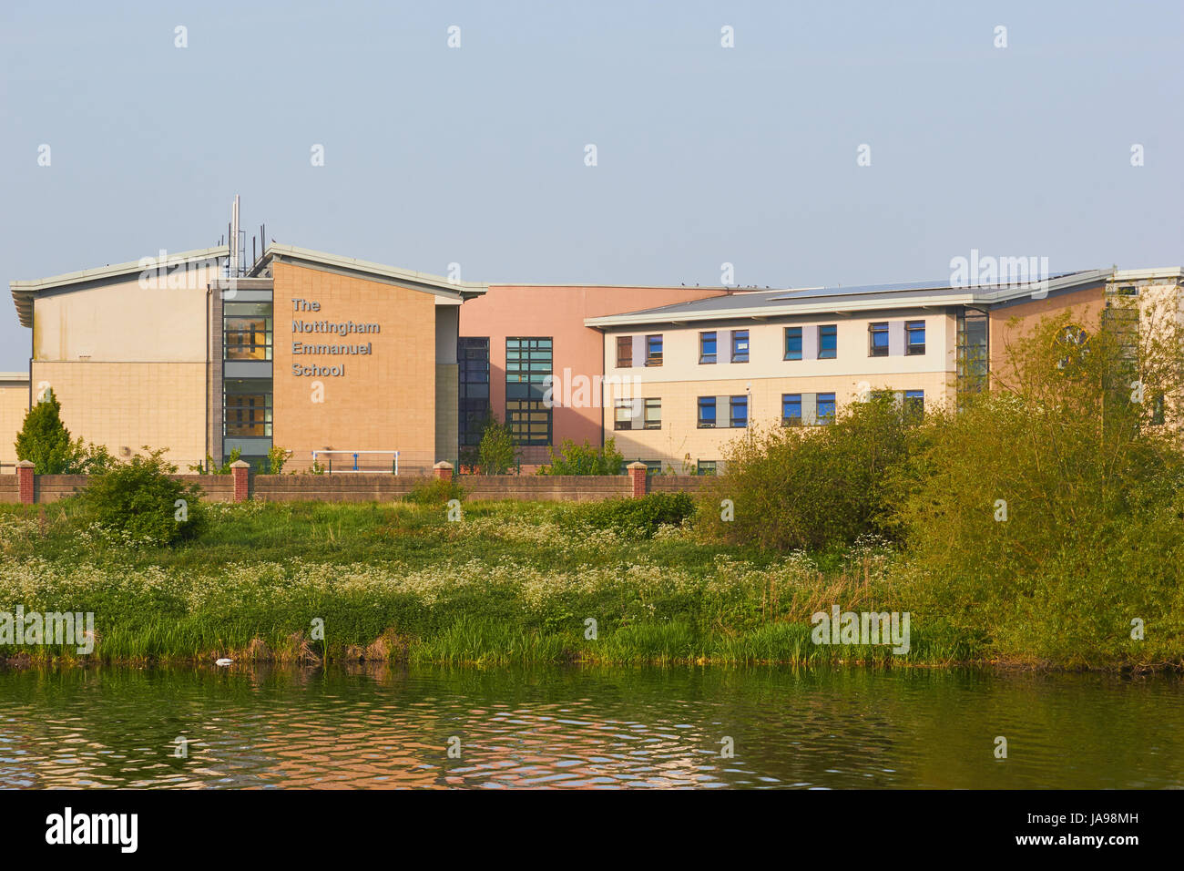 Chiesa di Inghilterra Emmanuel School, West Bridgford, Nottingham, Nottinghamshire, East Midlands, Inghilterra Foto Stock