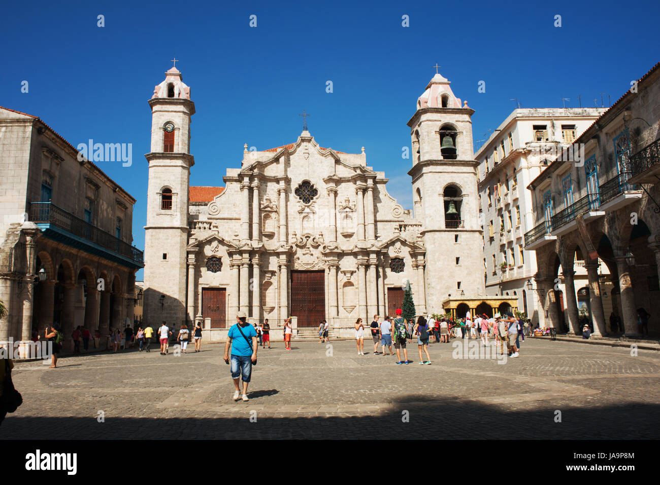 La Cattedrale a l'Avana Vecchia Foto Stock