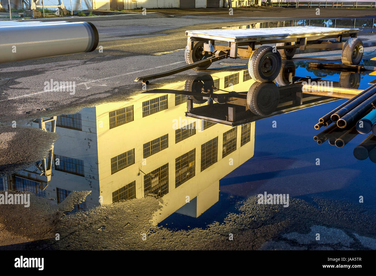 Mare isola condotto le modifiche infrastruttura. Mare isola si trova in Vallejo, California, che una volta era il più grande cantiere navale sulla costa occidentale. Foto Stock