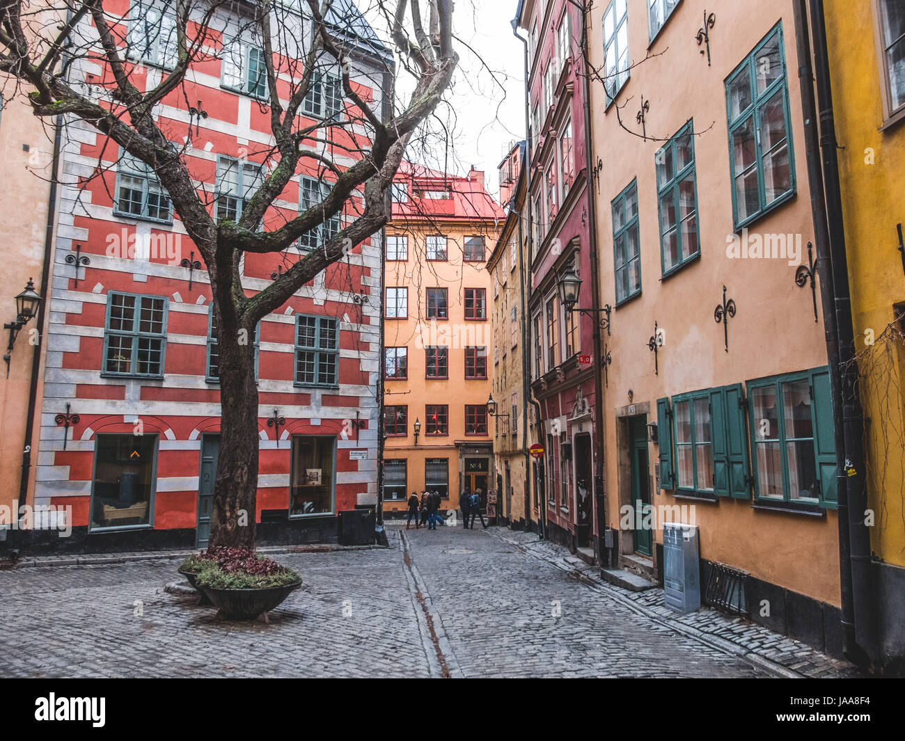 La Svezia, stoccolmasweden, strade di Stoccolma foto: cronos/alessandro bosio Foto Stock