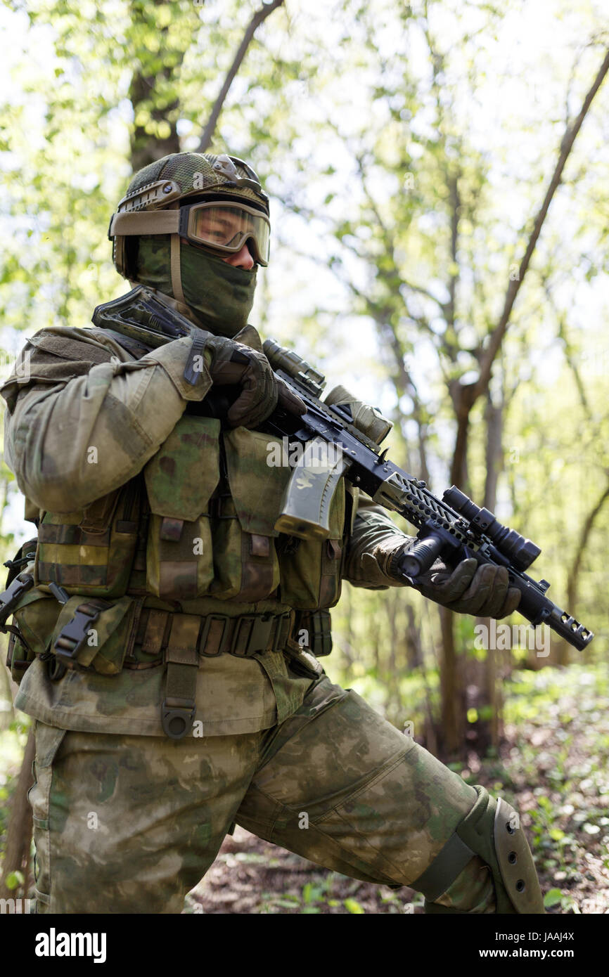 Intelligenza militare ufficiale di assegnazione Foto Stock