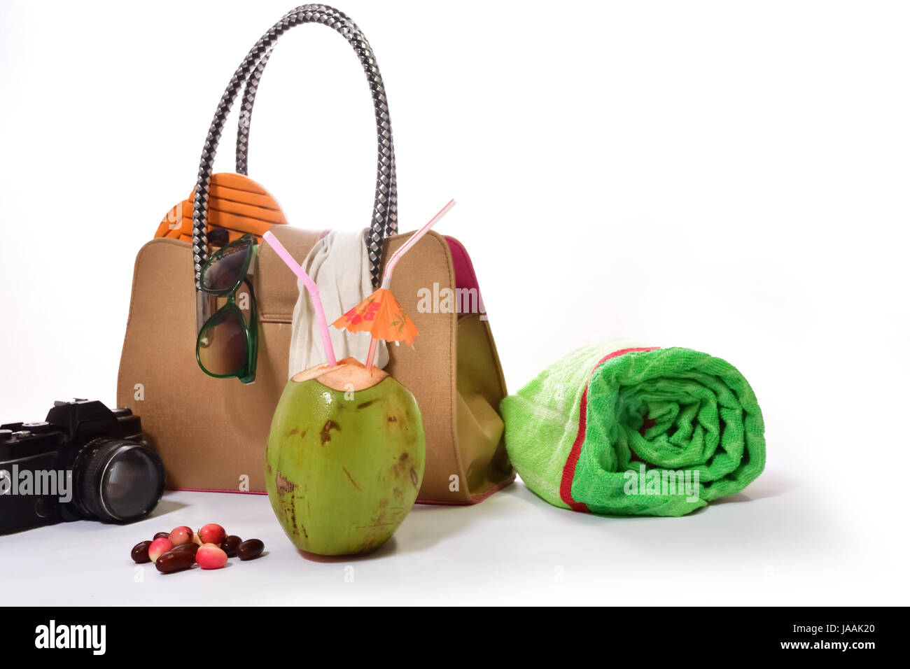 Accessori per la spiaggia Foto Stock