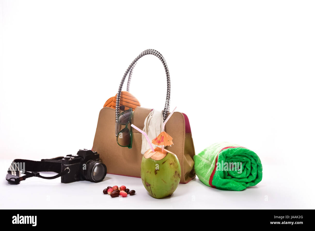 Accessori per la spiaggia Foto Stock