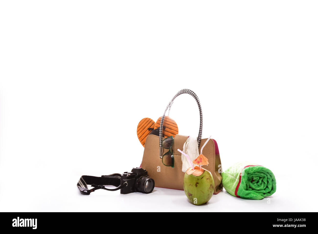 Accessori per la spiaggia Foto Stock