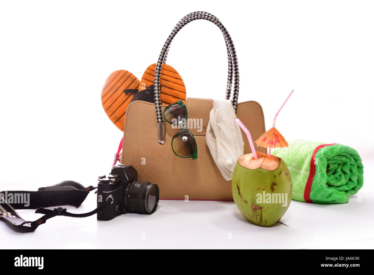 Accessori per la spiaggia Foto Stock