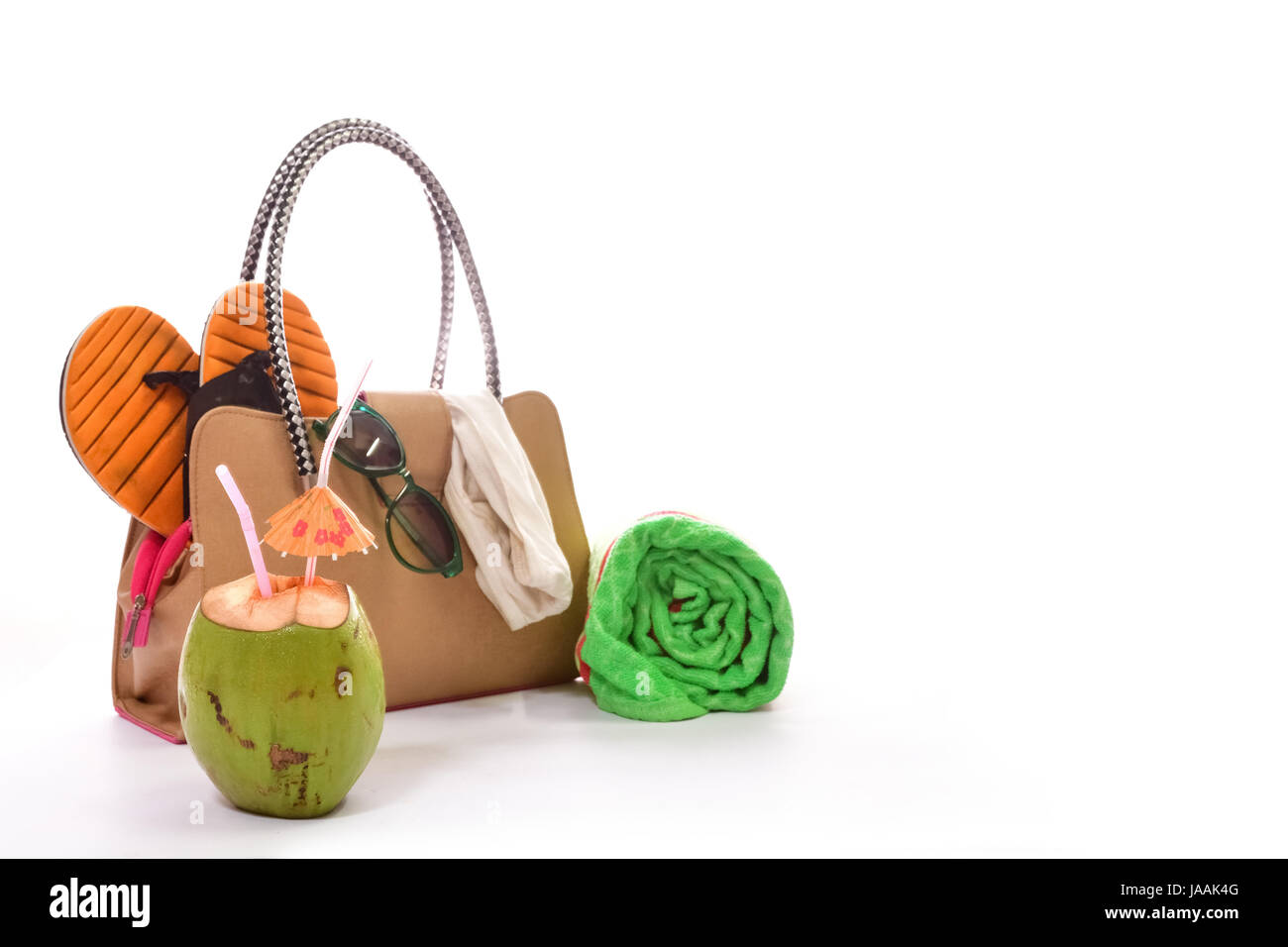 Accessori per la spiaggia Foto Stock