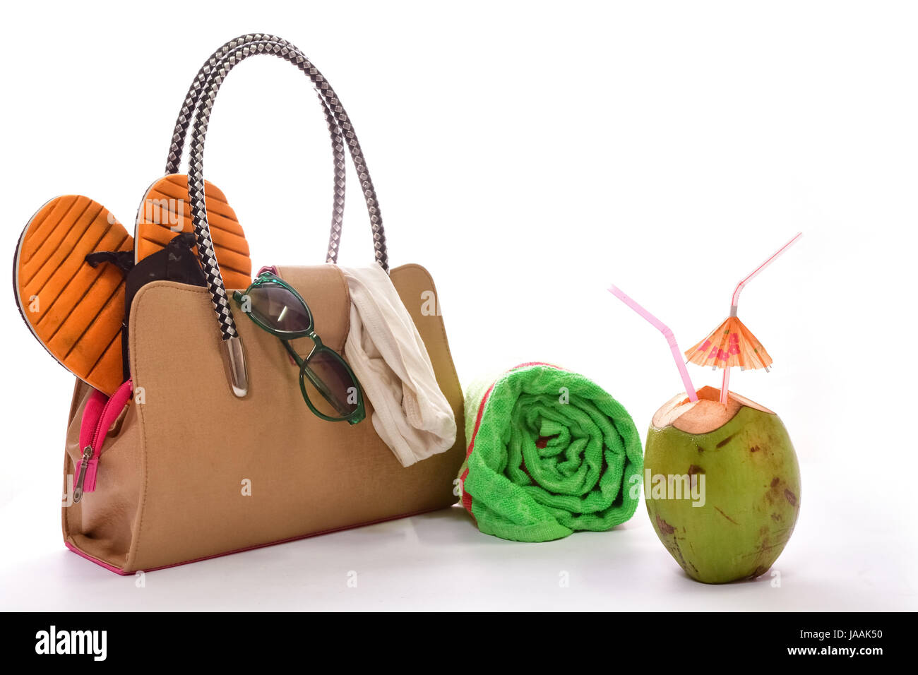 Accessori per la spiaggia Foto Stock