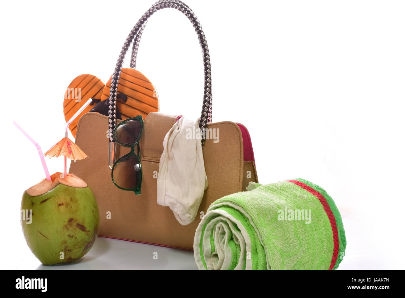 Accessori per la spiaggia Foto Stock