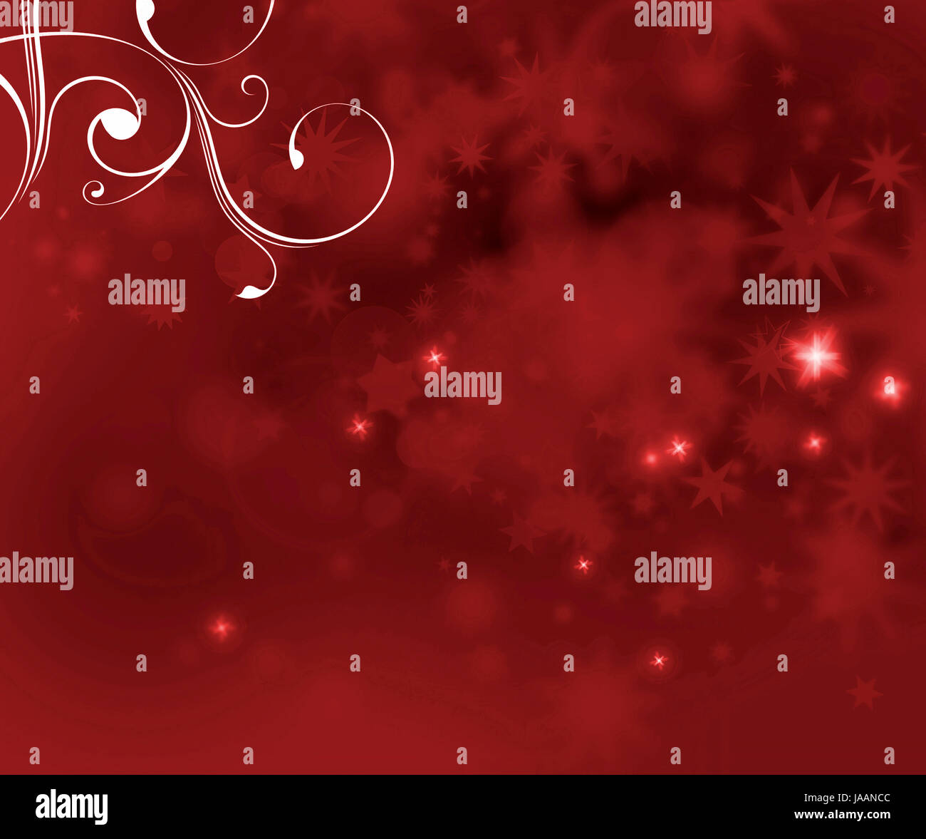 Weihnachten lichter ornamento - kartendesign Foto Stock
