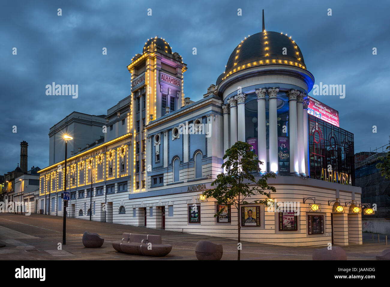 Teatro Alhambra in Bradford West Yorkshire Foto Stock