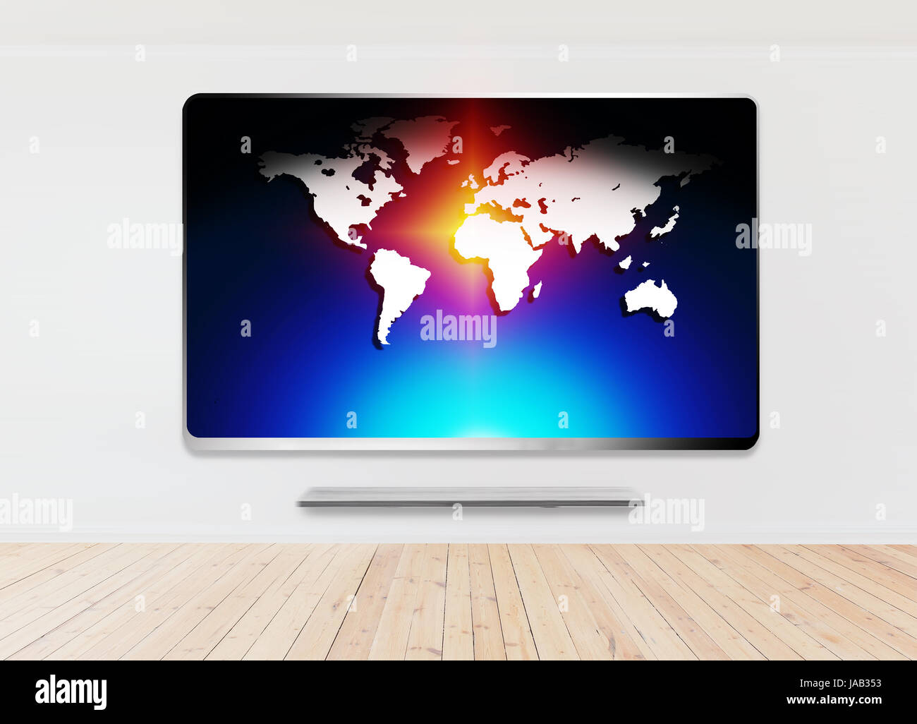 UHD 3d smart tv Foto Stock
