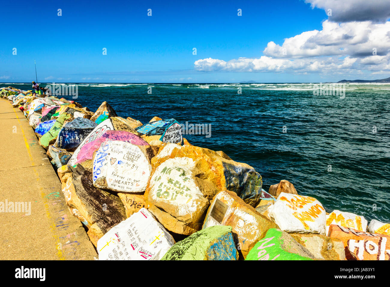 Viste intorno Nambucca capi, NSW Foto Stock