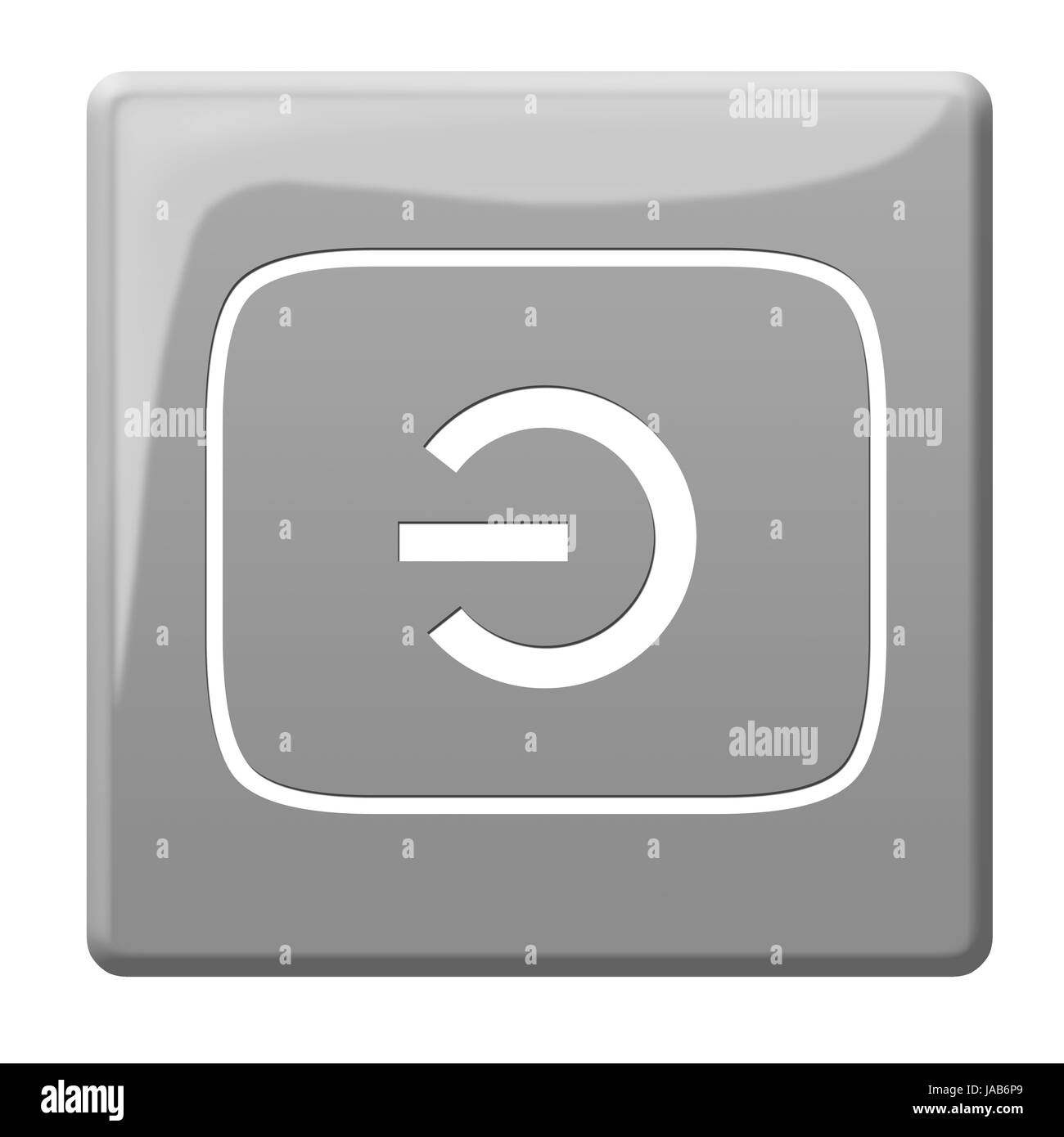 Interruttore, fuori, pulsante disattiva, accedere all'interruttore di standby, stop, segno, segnale, Foto Stock