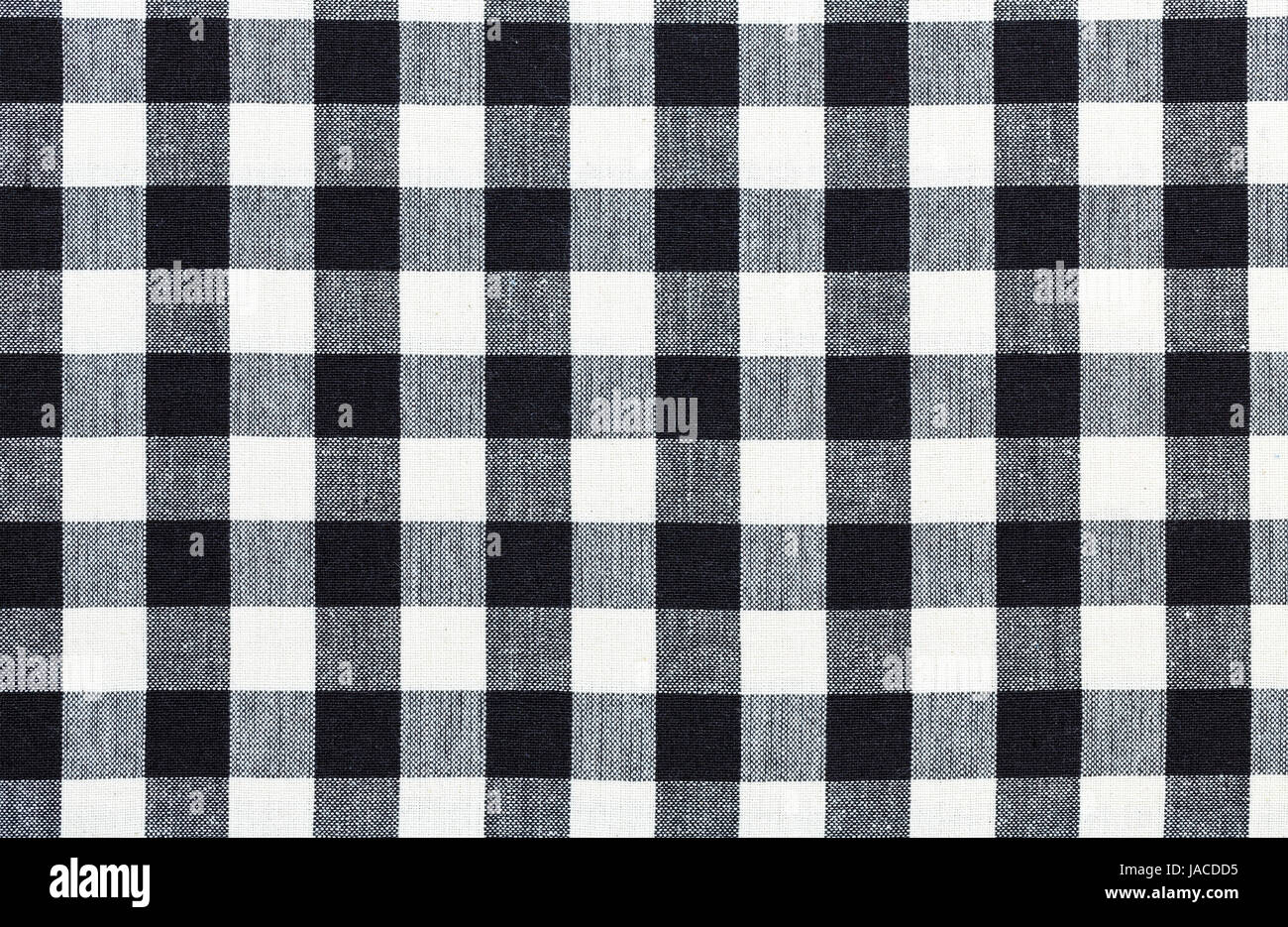 Tovaglia a scacchi res colore e bianco e nero texture di sfondo Foto stock  - Alamy