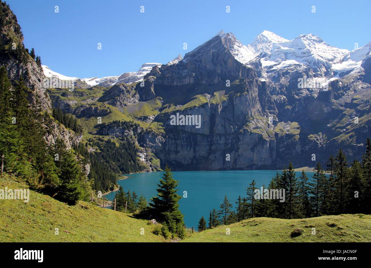 Am oeschinensee Foto Stock