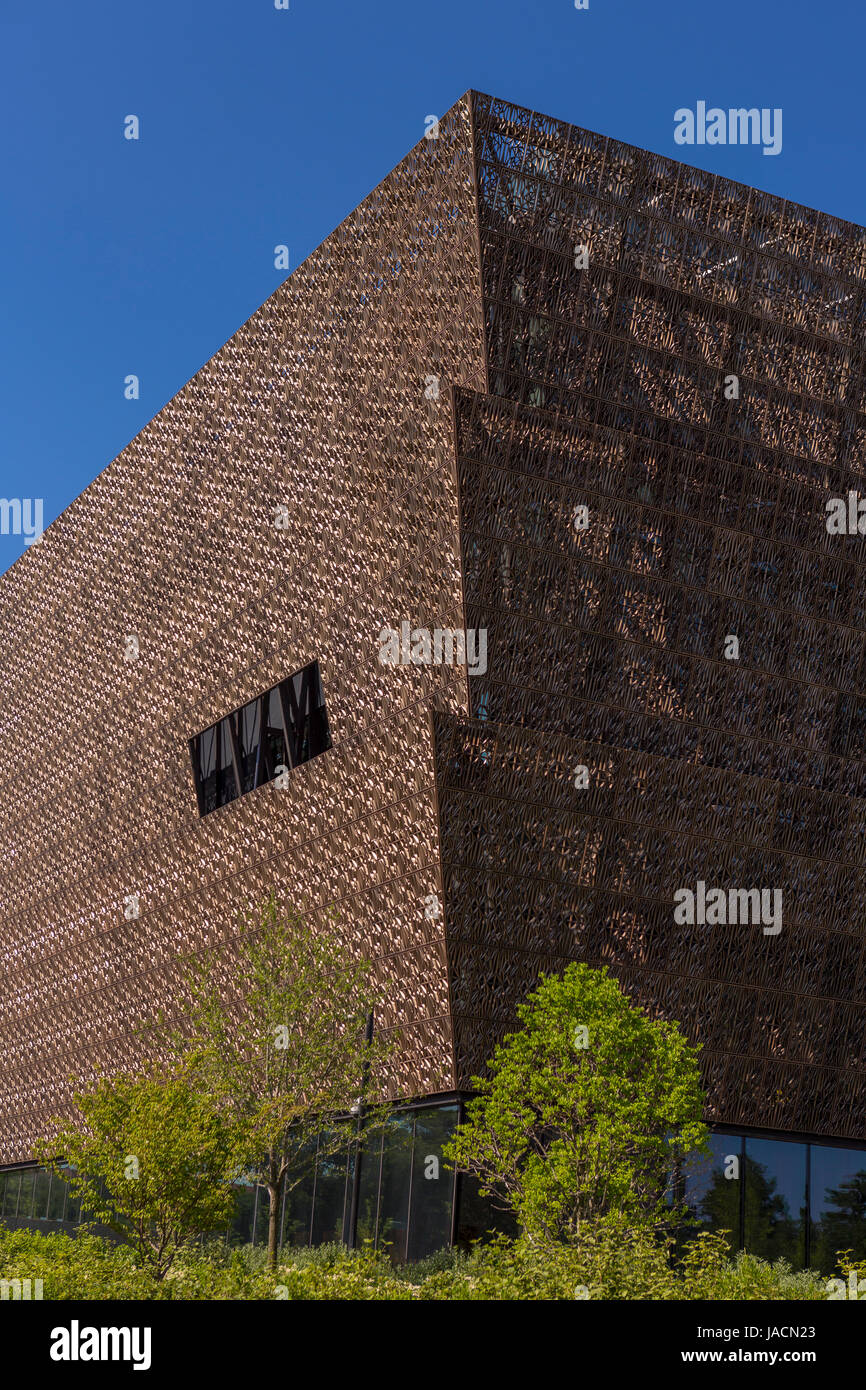 WASHINGTON, DC, Stati Uniti d'America - Smithsonian National Museum of African American Storia e cultura. Foto Stock