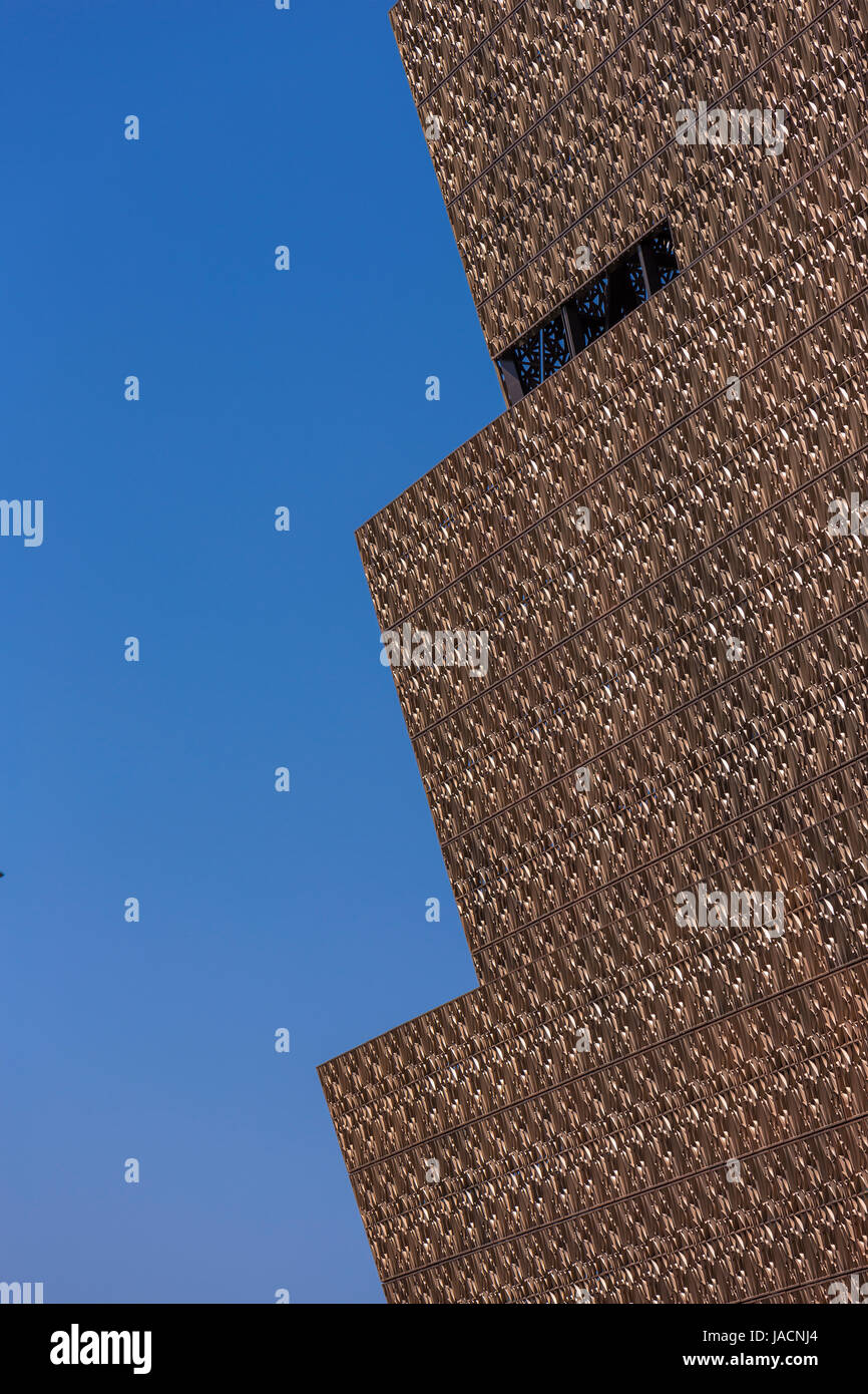 WASHINGTON, DC, Stati Uniti d'America - Smithsonian National Museum of African American Storia e cultura. Foto Stock