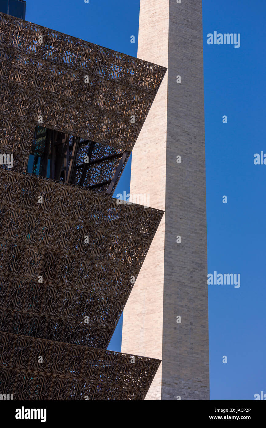 WASHINGTON, DC, Stati Uniti d'America - Smithsonian National Museum of African American Storia e cultura. Foto Stock