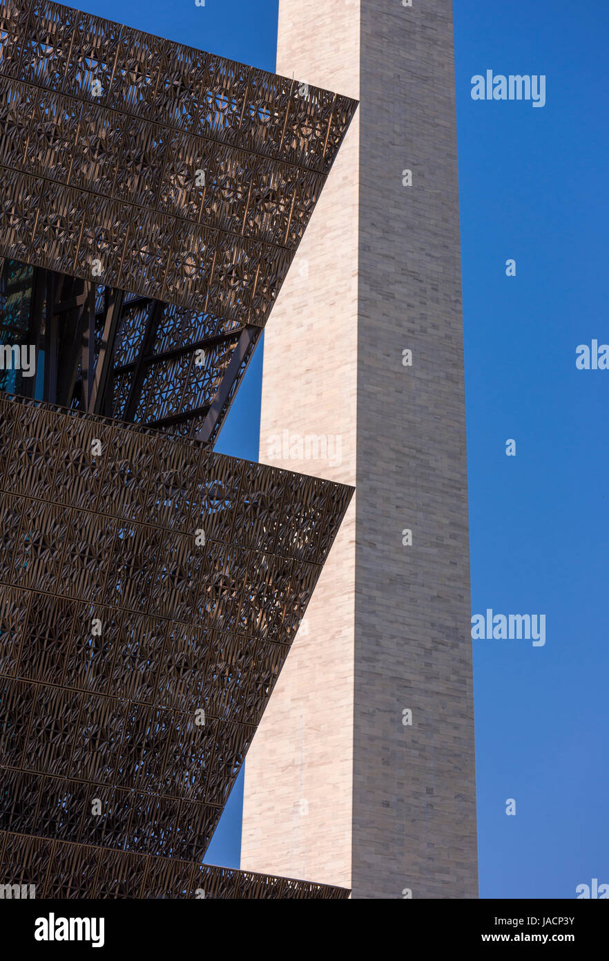 WASHINGTON, DC, Stati Uniti d'America - Smithsonian National Museum of African American Storia e cultura. Foto Stock