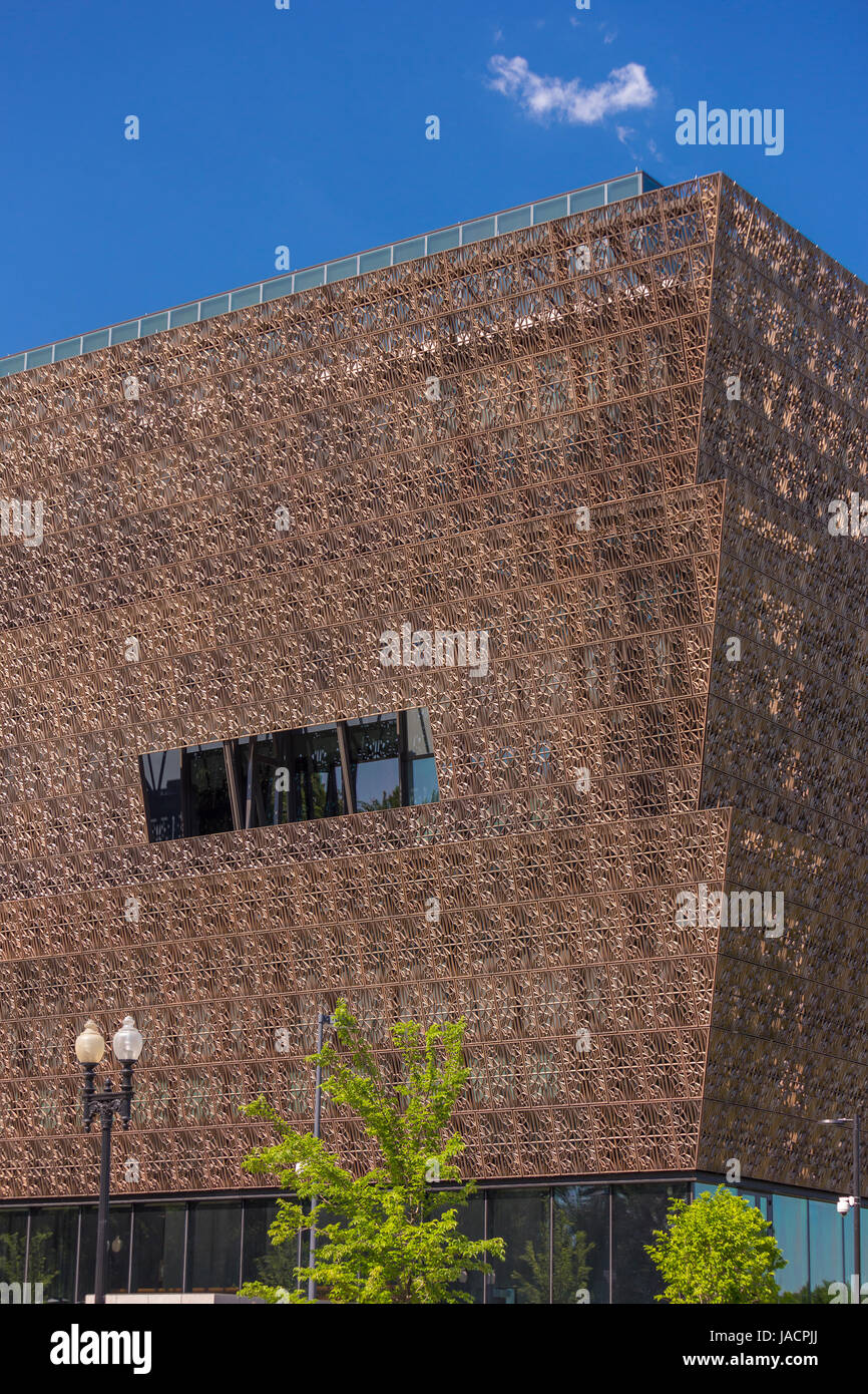 WASHINGTON, DC, Stati Uniti d'America - Smithsonian National Museum of African American Storia e cultura. Foto Stock