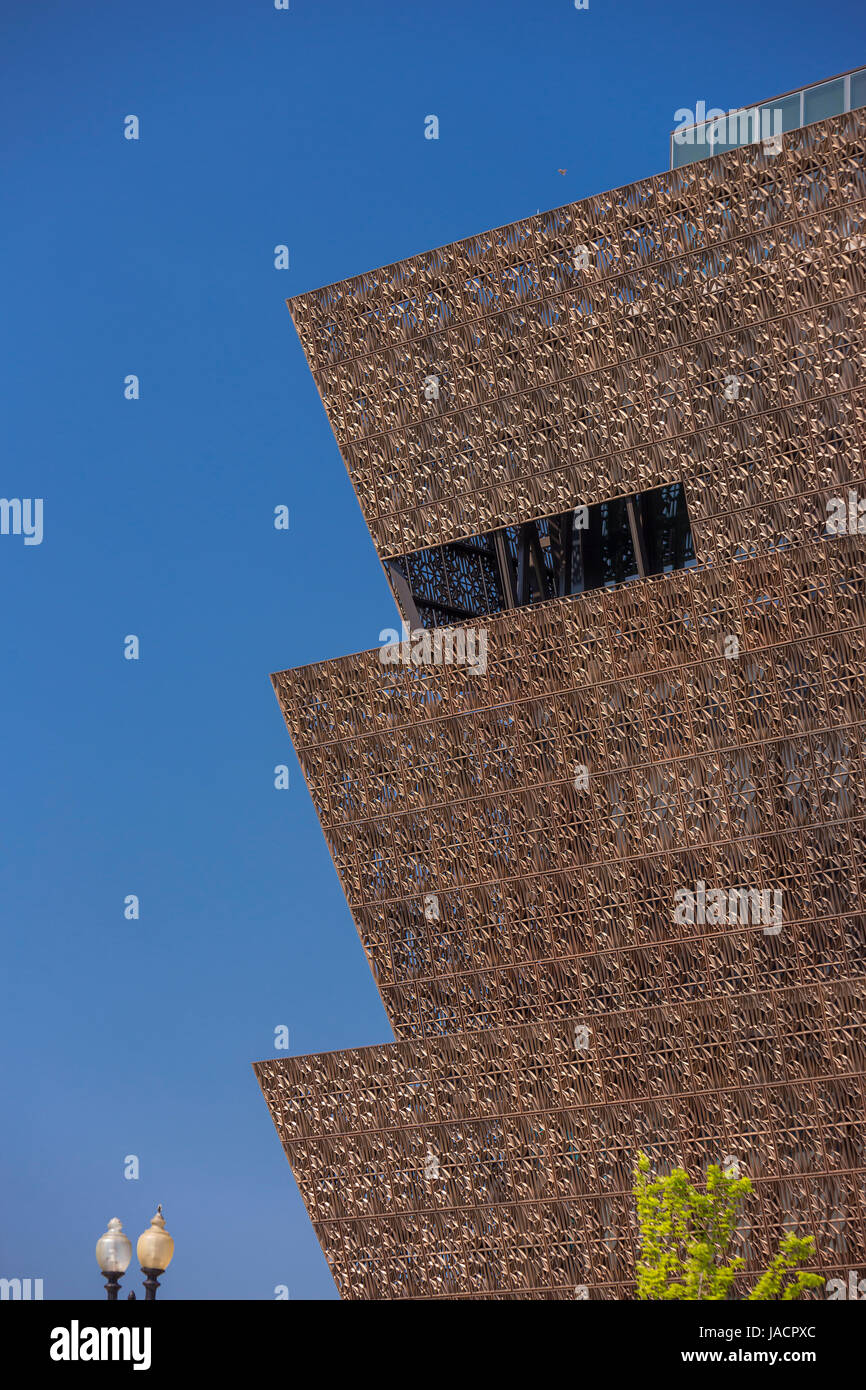 WASHINGTON, DC, Stati Uniti d'America - Smithsonian National Museum of African American Storia e cultura. Foto Stock