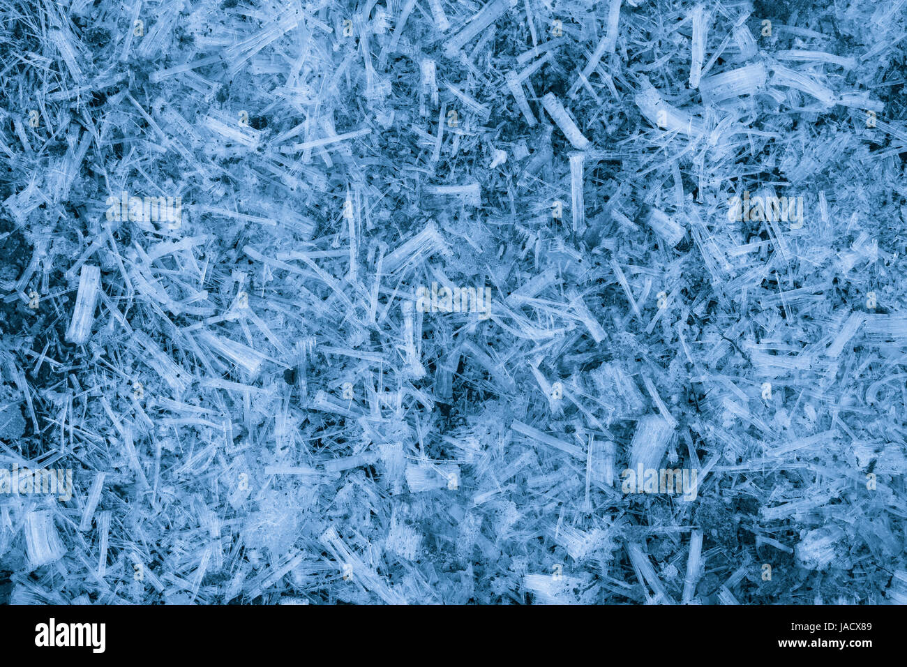 Blu freddo gelo invernale sfondo testurizzata Foto Stock