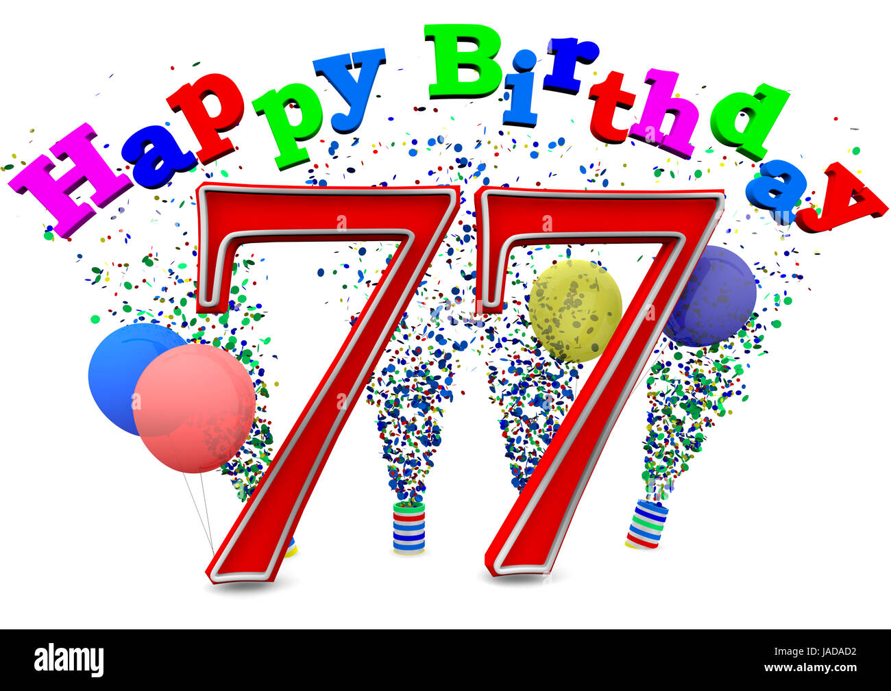 77 compleanno immagini e fotografie stock ad alta risoluzione - Alamy