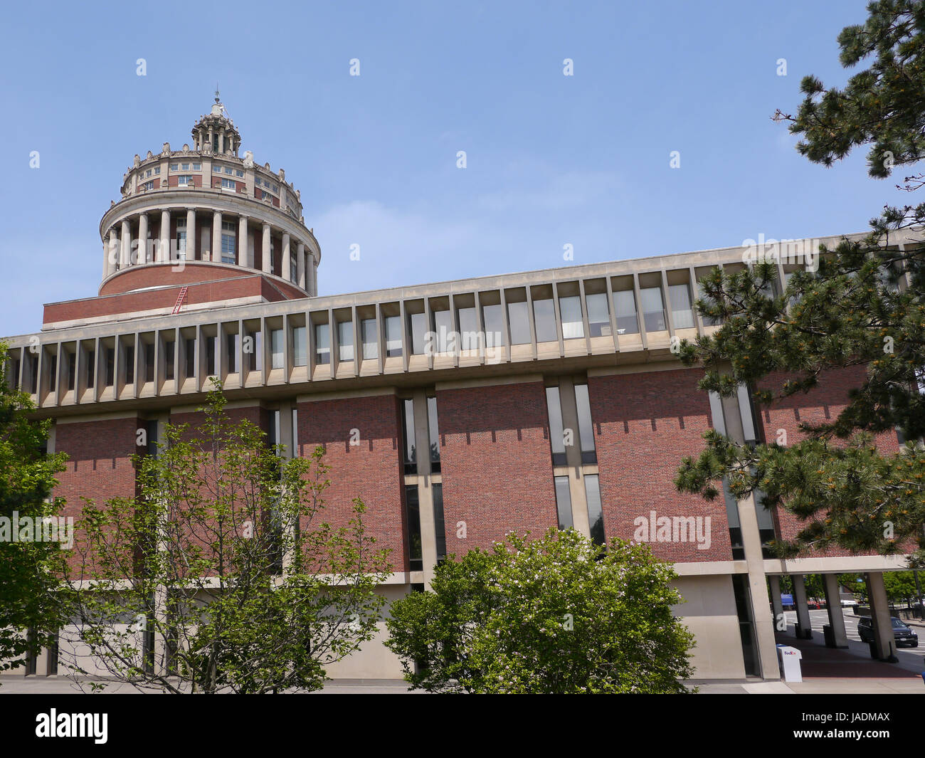 Università di Rochester edificio della biblioteca Foto Stock