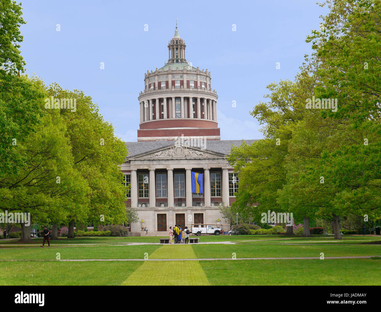 Università di Rochester edificio della biblioteca Foto Stock
