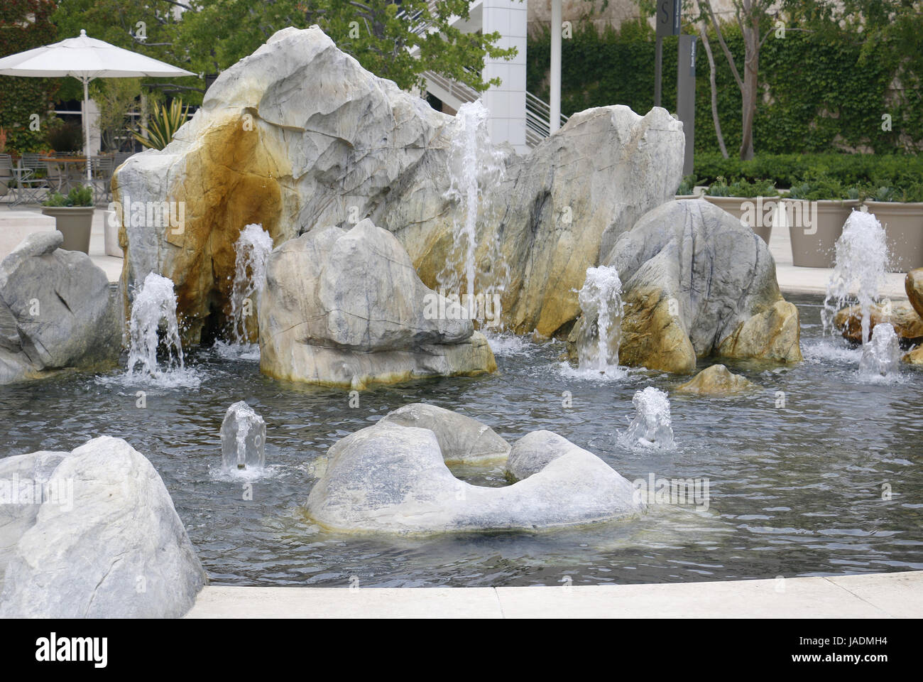 Il Getty Center di Los Angeles, Stati Uniti d'America nel maggio 2017. Foto Stock