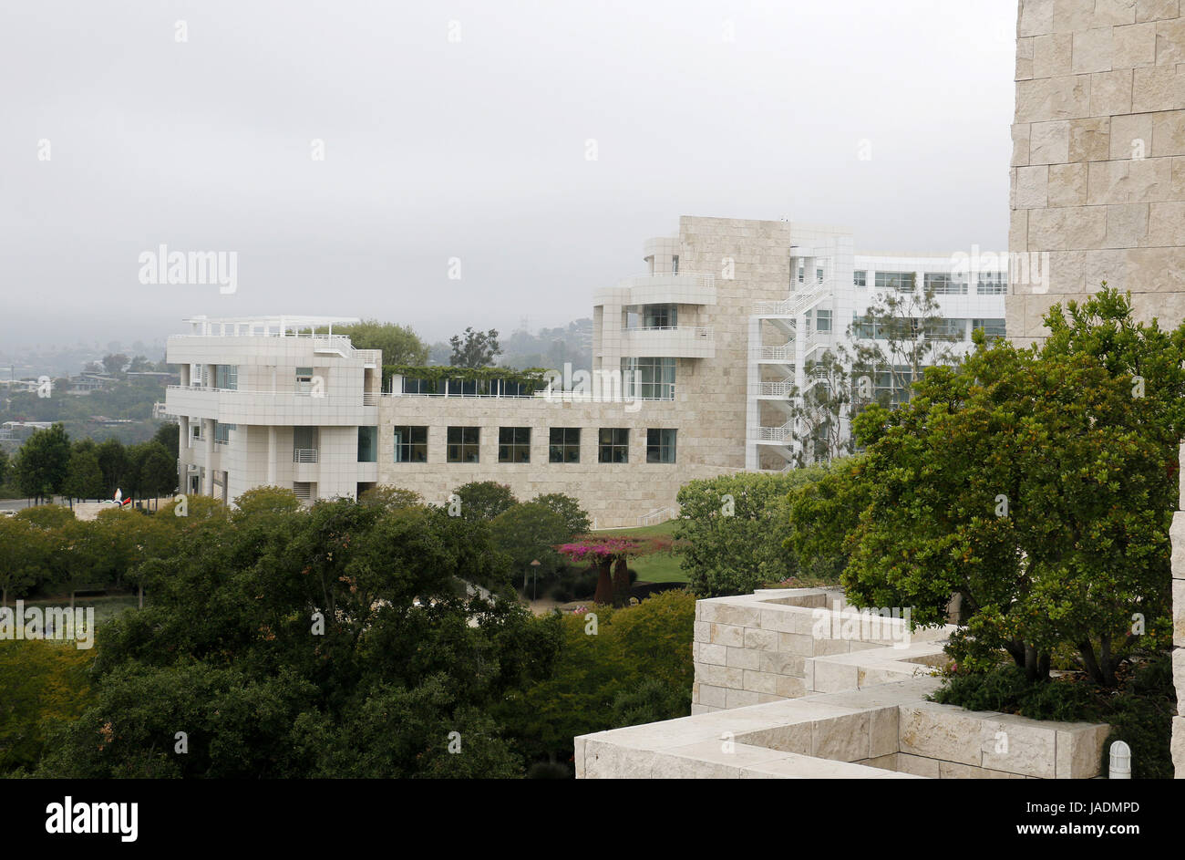 Il Getty Center di Los Angeles, Stati Uniti d'America nel maggio 2017. Foto Stock
